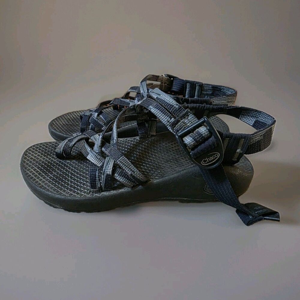 Chaco ZX2 Classic Eitherway Navy Women Size 6 Strappy Double Webbing Gorpcore